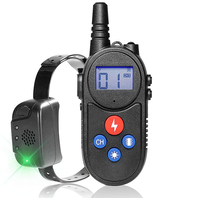 Hundetrainingshalsband mit Walkie-Talkie Fernbedienung Entfernung Bis zu 1000m